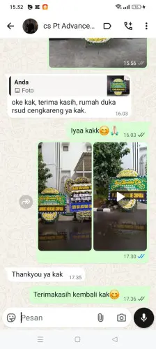Testimonial Papan Bunga Pernikahan cikarang urata